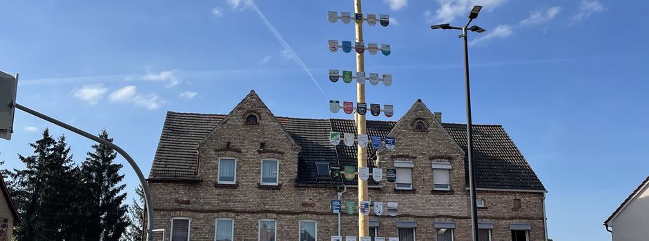 Klostermansfelder Maibaum 2026 wird aufgestellt 