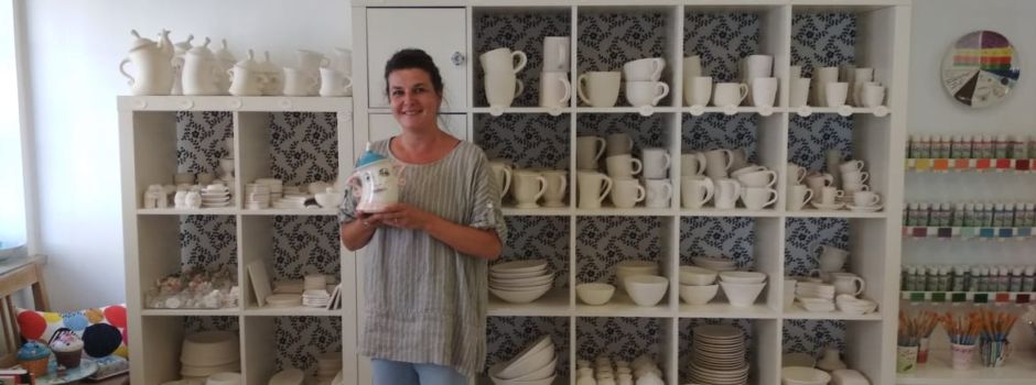 Jeder kann malen im Conno Keramik in Augsburg