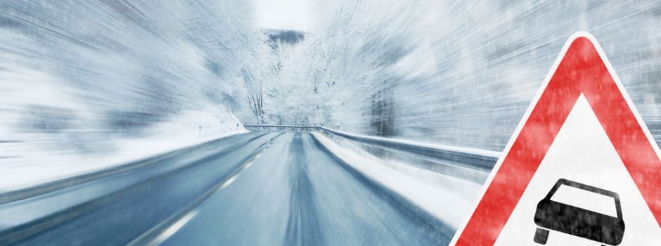 Viele Glätteunfälle in Mainz