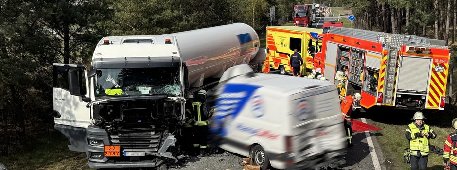 Schwerer Verkehrsunfall an Anschlussstelle Soltau-Ost