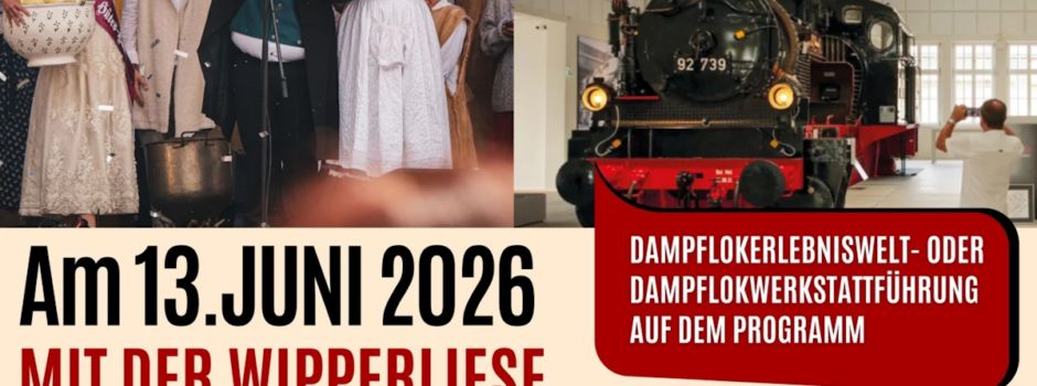 Mit der Wipperliese nach Meiningen zum Hütesfest