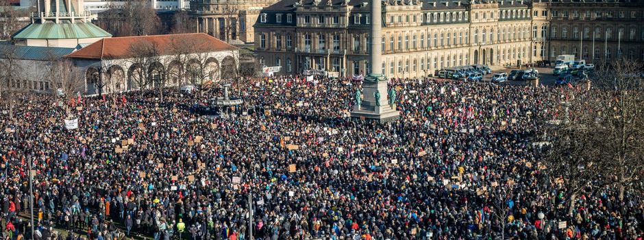 Protest gegen rechts: Hunderttausende demonstrieren