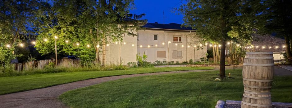 Mit Ausschank: Weingarten eröffnet in Wonsheim