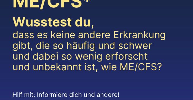 ME/CFS: Sichtbarkeit für eine oft übersehene Krankheit