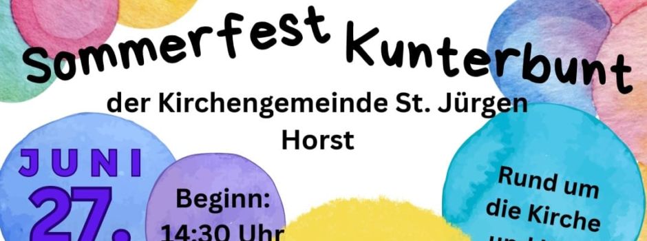 Sommerfest Kunterbunt