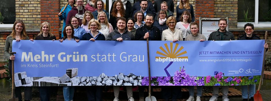 Gemeinden Lotte und Westerkappeln beteiligen sich am Wettbewerb „abpflastern“