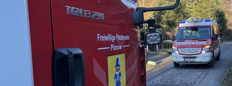 Einsatz für die Feuerwehr Pinnow