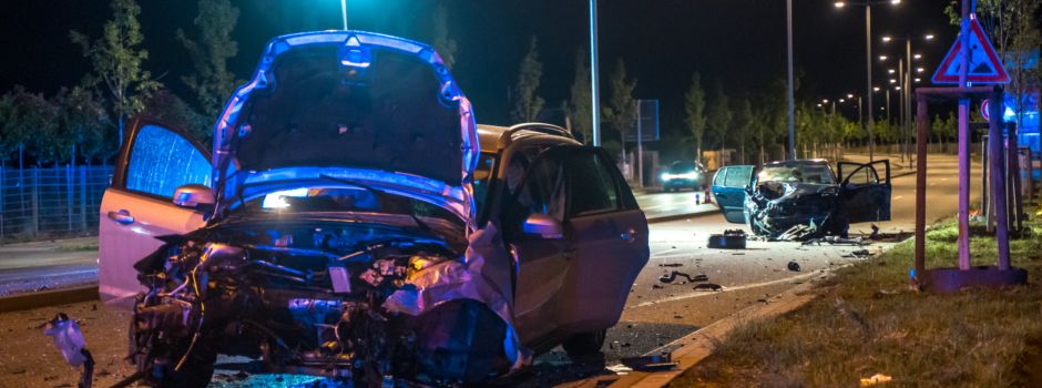 Sieben Verletzte bei Unfall in Mainz-Kastel