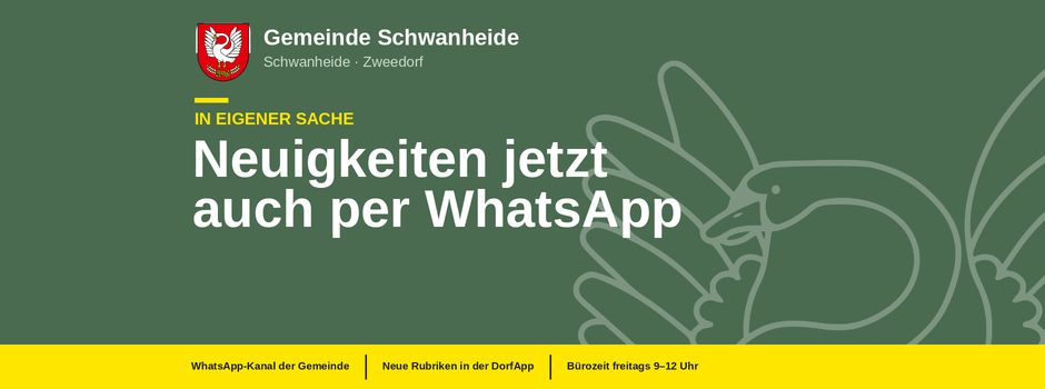 Gemeinde-Infos per WhatsApp-Kanal