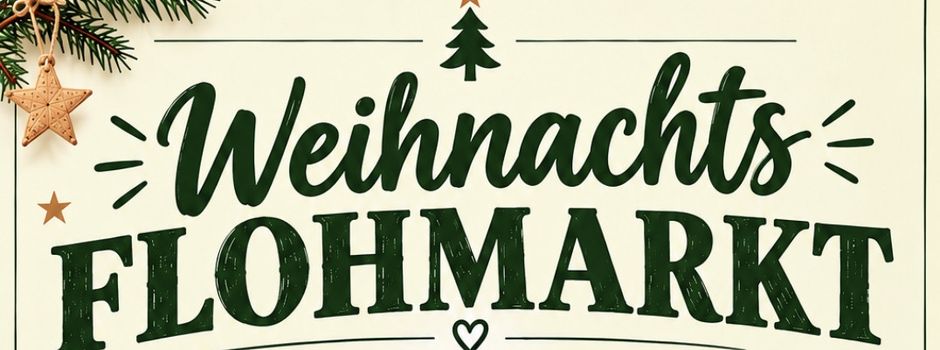 Aufruf zum Weihnachtsflohmarkt im November 
