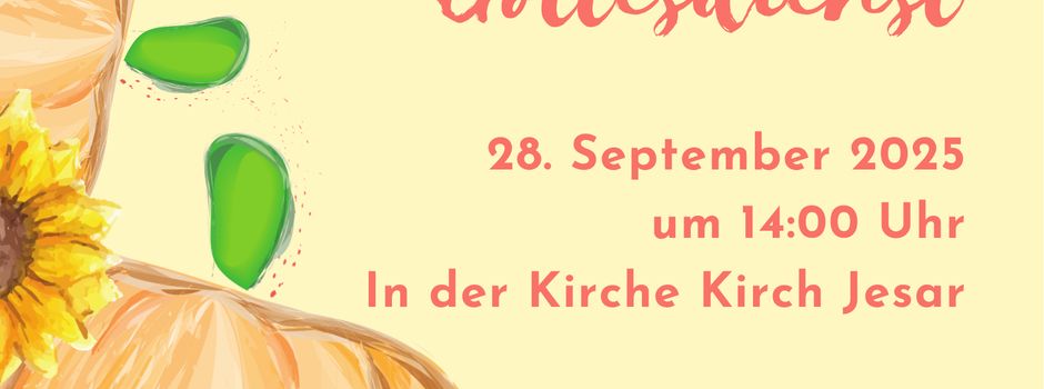 Erntedankgottesdienst in Kirch Jesar