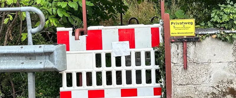 Sicherheitsrisiko: Steg in der Pfarrer-Blümler-Straße wird abgebaut