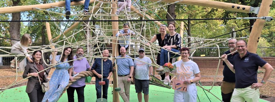 Neue inklusive Spielplätze auf der Roseninsel in Bad Kreuznach