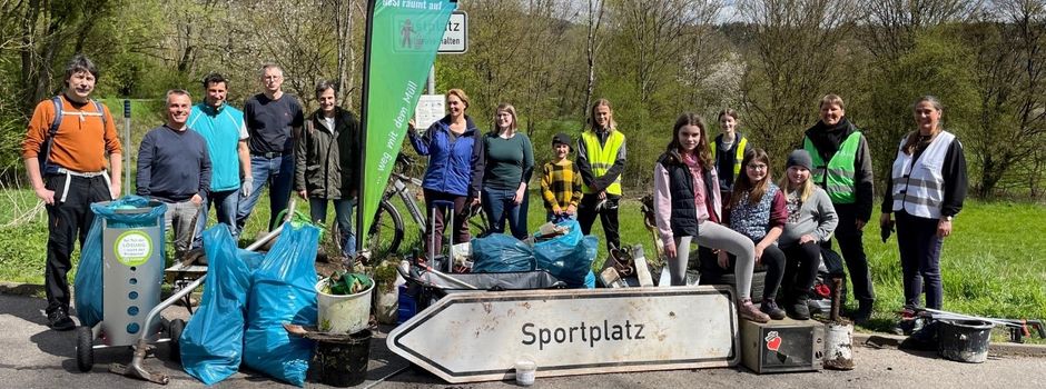 Die CleanUp Ortsgruppe „ReSi räumt auf“ entdeckt zwei illegale Müllplätze