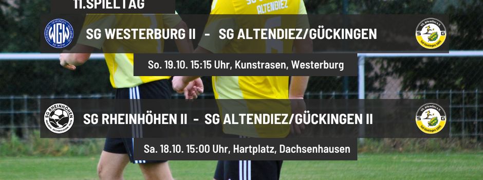 ⚫⚪ SG Altendiez/Gückingen – Spieltagsvorschau ⚫🟡 Nach zwei Wochen Kirmestrubel kehrt wieder Liga-Alltag ein! ⚽🍂