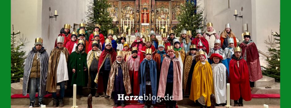 Sternsinger bringen Segen in Herzebrock und sammeln rund 4.900 EUR