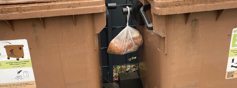 Gut gemeint, aber gefährlich: Brötchen-Übergabe an der Biotonne stoppen