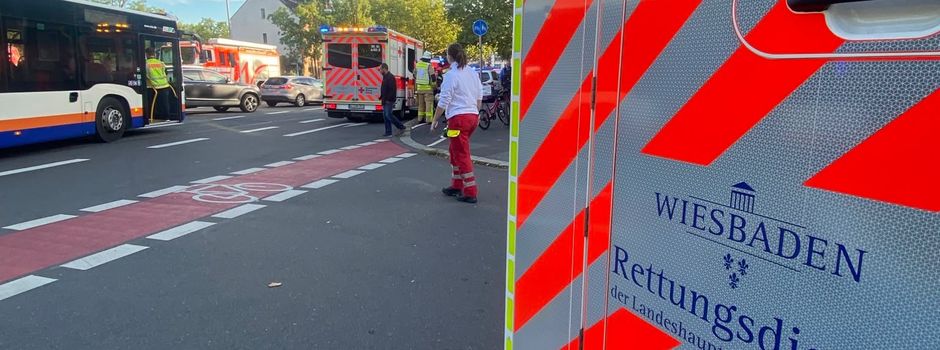 Mehrere Verletzte nach Bremsmanöver in Wiesbadener Linienbus