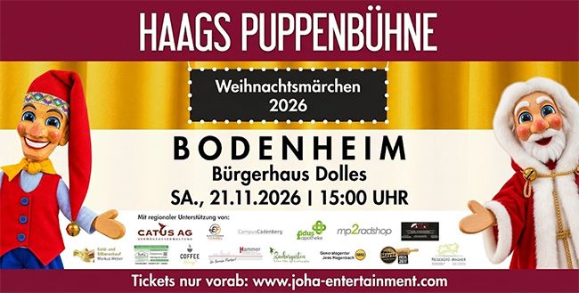 Vorfreude auf den Advent: Haags Puppenbühne gastiert in Bodenheim