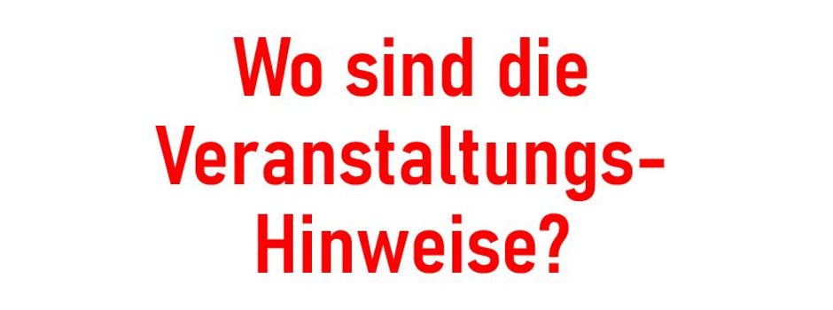 Sich richtig mit der Orts-App über Veranstaltungen informieren