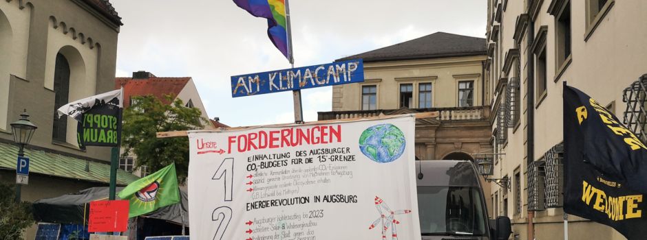 Ein Jahr Augsburger Klimacamp: Das wird mit Luisa Neubauer gefeiert