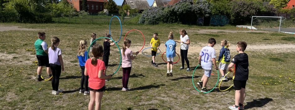 Sport und Spiel mit Begeisterung