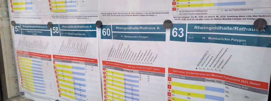 Busumleitungen in Mainz: Was ihr beachten müsst