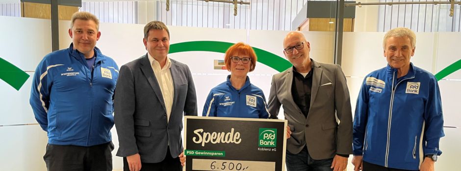 PSD Bank Koblenz unterstützt Laufgemeinschaft Laacher See mit 6.500 Euro