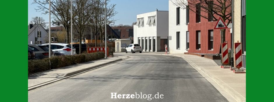Bauarbeiten in Herzebrock-Clarholz: Industriestraße für Müllabfuhr ab 5. Mai wieder freigegeben