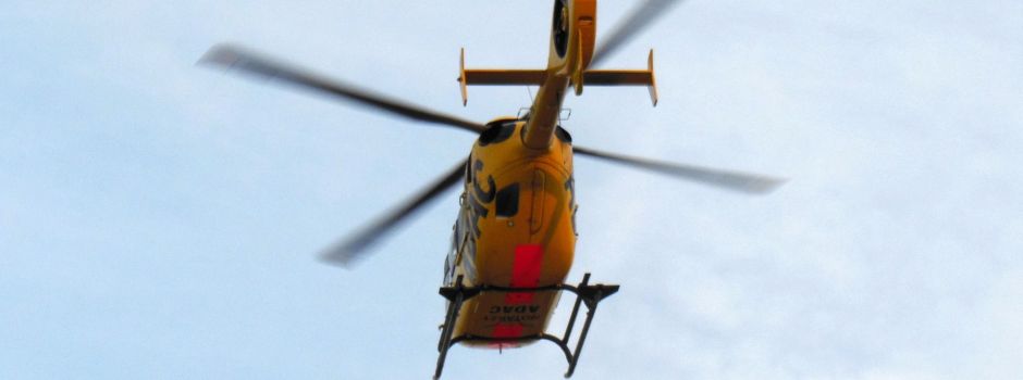 Rettungshubschrauber im Einsatz