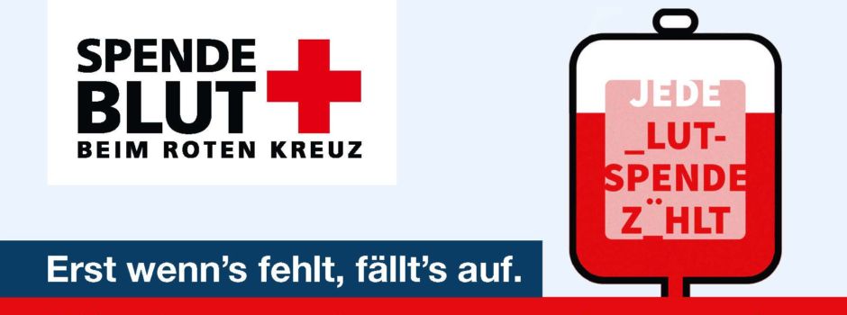 Blutspende am 23./24. Juli