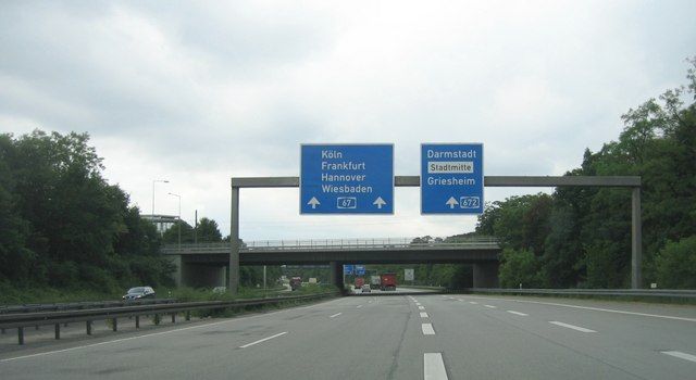 Sperrung am Griesheimer Dreieck: Auffahrt Richtung Wiesbaden betroffen