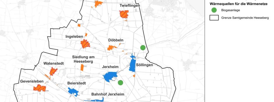 Zielszenario der Wärmeplanung