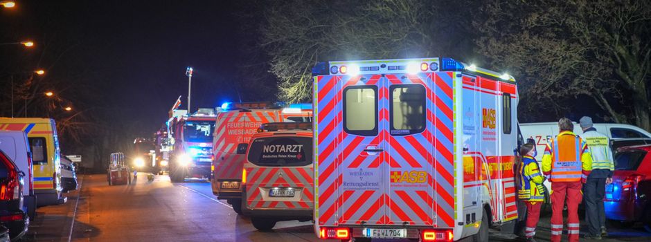 Großeinsatz der Feuerwehr in Erbenheim