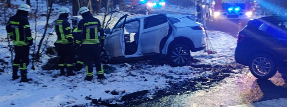 Einsatzmeldung: Verkehrsunfall an der Kreuzung L128 / K23