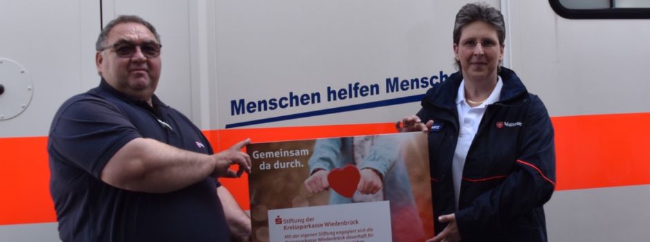 Anzeige: Stiftung der Kreissparkasse Wiedenbrück unterstützt Malteser Herzebrock-Clarholz