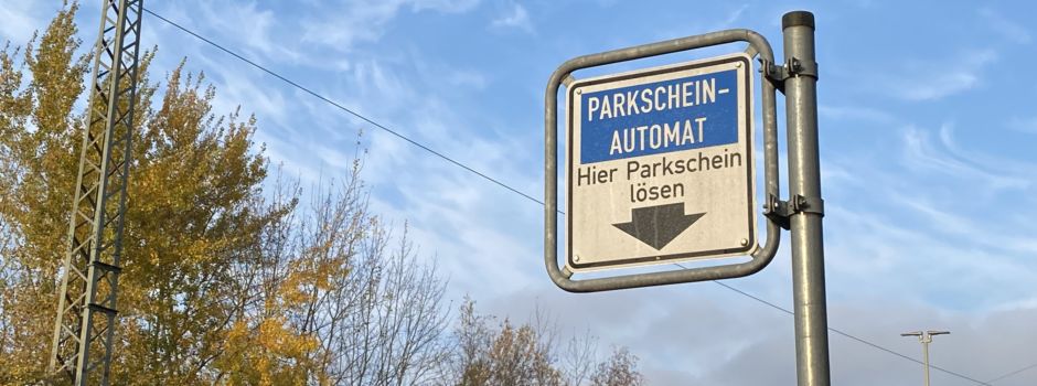P&R-Parkplatz am Bahnhof: Vorrübergehend nur Barzahlung möglich