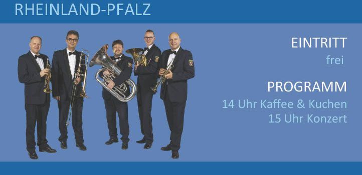Musik verbindet: Benefizkonzert mit dem Landespolizeiorchester
