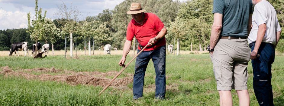 Sensenkurs im Naturpark Hoher Fläming