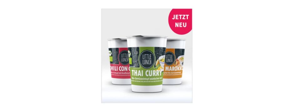 Little Lunch – jetzt neu im praktischen Plastik-Becher?!