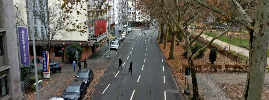 Spur in Mainzer Kaiserstraße wird gesperrt