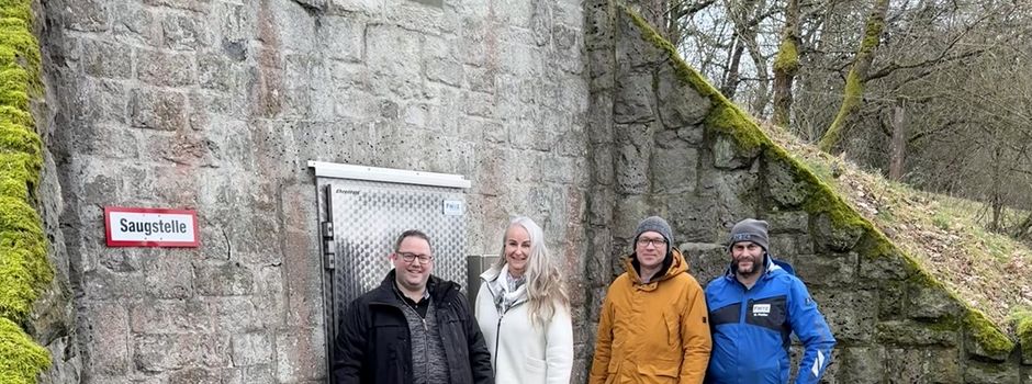 Neue Saugstelle am Hochbehälter Klein-Eichen verbessert Brandschutz am Galgenberg