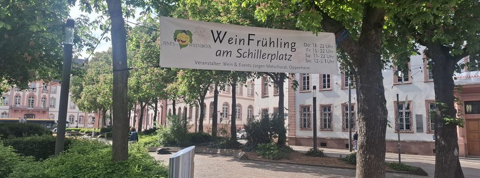 WeinFrühling findet wieder auf dem Mainzer Schillerplatz statt