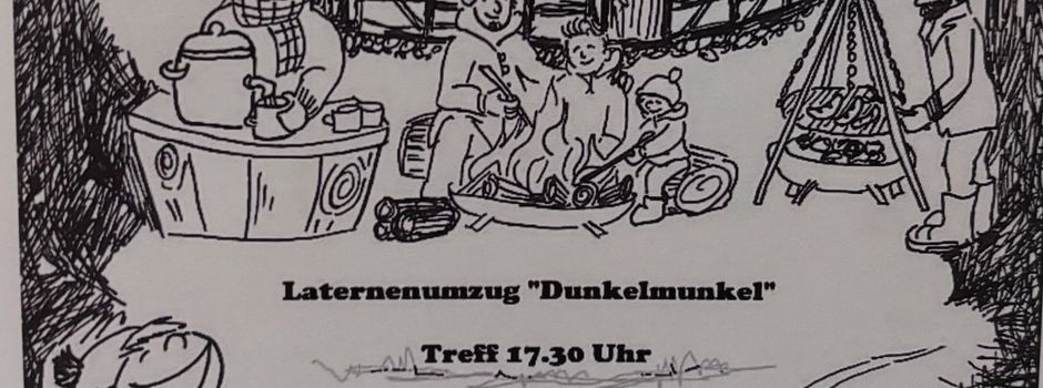 Laternenumzug "Dunkelmunkel" in Plate 