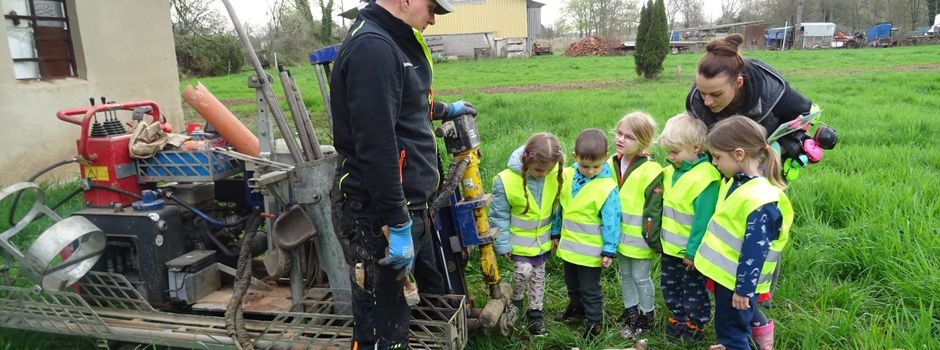 Die Maulwurfbaugruppe bei den Erlenbachspatzen berichtet über ihr Projekt „Bauen“