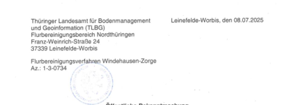 Einladung zur Wahlversammlung Vorstand