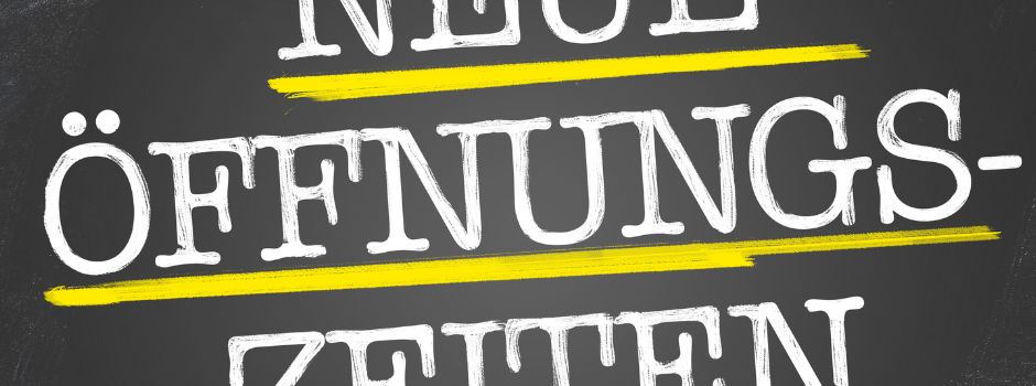 Ab 01.04.24 neue Öffnungszeiten der Verwaltung
