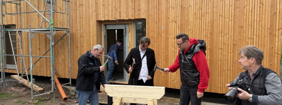 Richtfest für Anbau in der Jakobstraße gefeiert