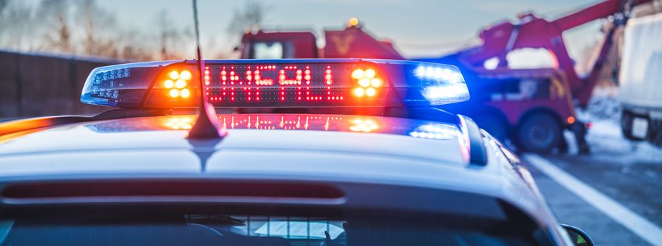 Schwerer Verkehrsunfall auf der Autobahn