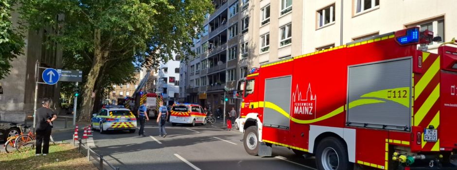 Feuer in Restaurant – Kaiserstraße in Mainz gesperrt